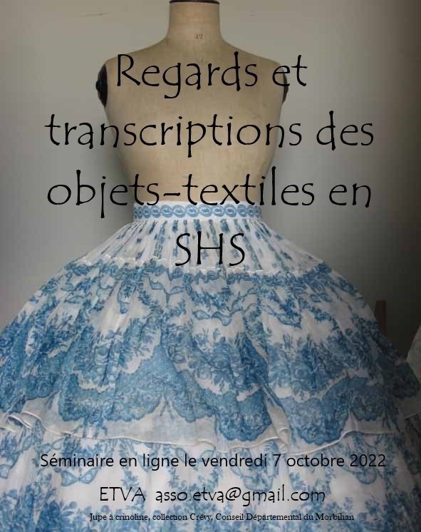 Lire la suite à propos de l’article Appel à communications | Regards et transcriptions des objets-textiles en Sciences Humaines et Sociales – ETVA